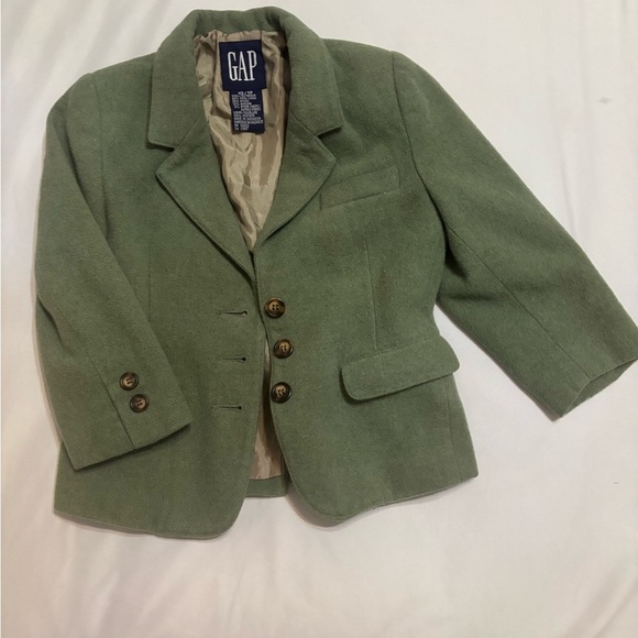 Vintage GAP boys sage green wool Jacket